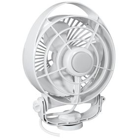 SEEKR by Caframo Maestro 12V 3 (Option: Speed 6" Marine Fan w/LED Light  White)