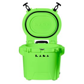 LAKA Coolers 30 Qt Cooler w/Telescoping Handle &amp; Wheels (Option: Lime Green)